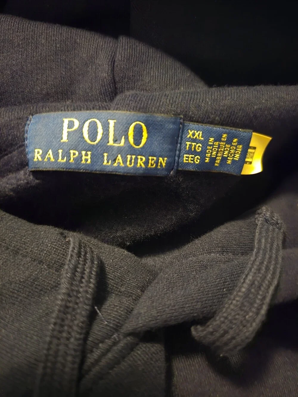 Polo Ralph Lauren Men's Navy Big Pony Polo Player Hoodie Sweatshirt XXL